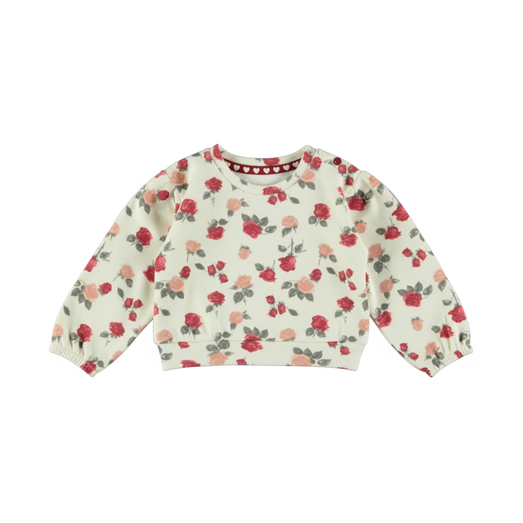 Dirkje | Sweater Girls Amour & Love Paws Antique White