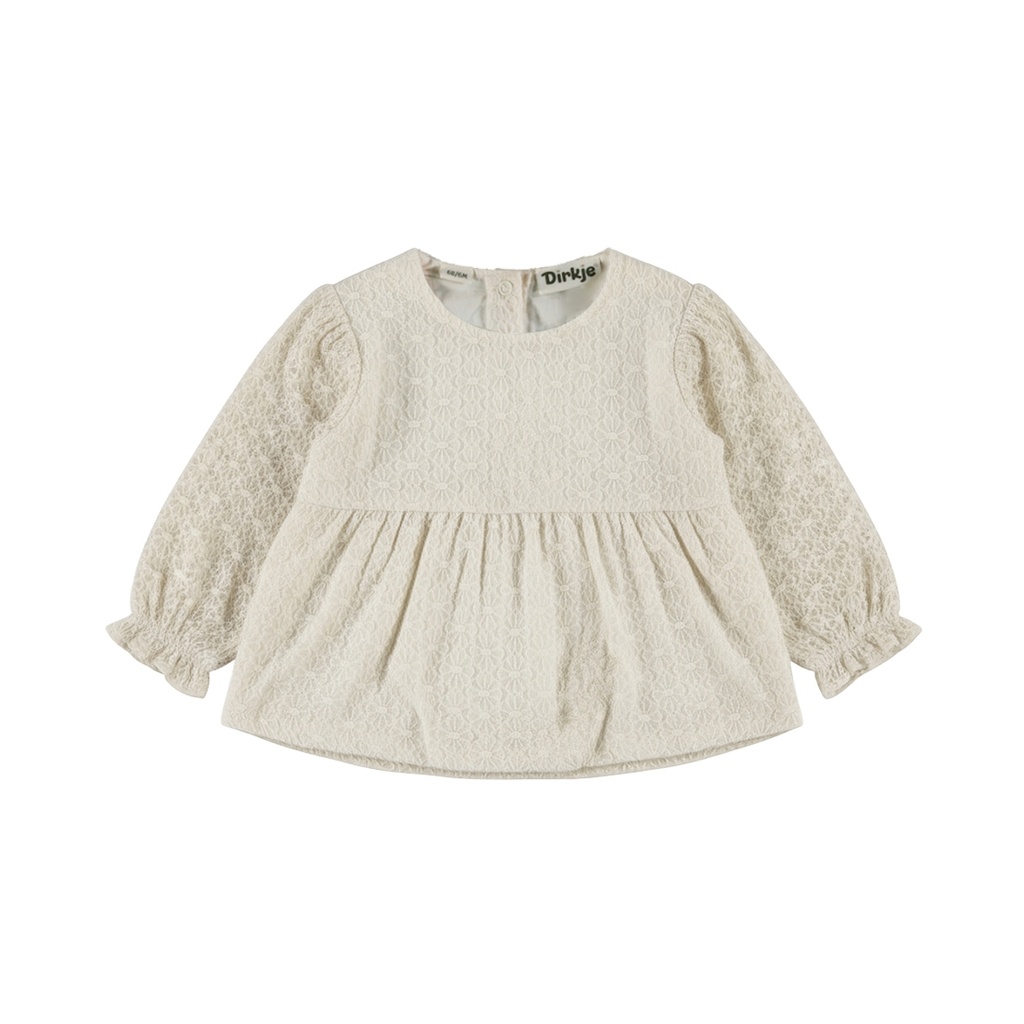 Dirkje | Tuniek Girls Amour & Love Paws Antique White