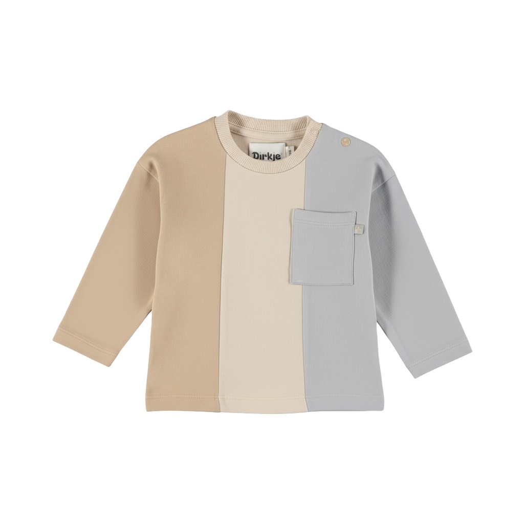 Dirkje | T-shirt Boys Dino Days Longsleeve Irish Cream