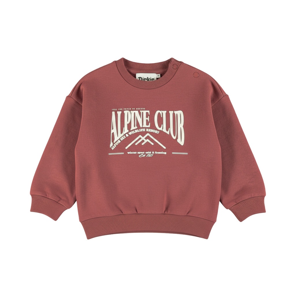 Dirkje | Sweater Boys Alphine Club Roan Rouge