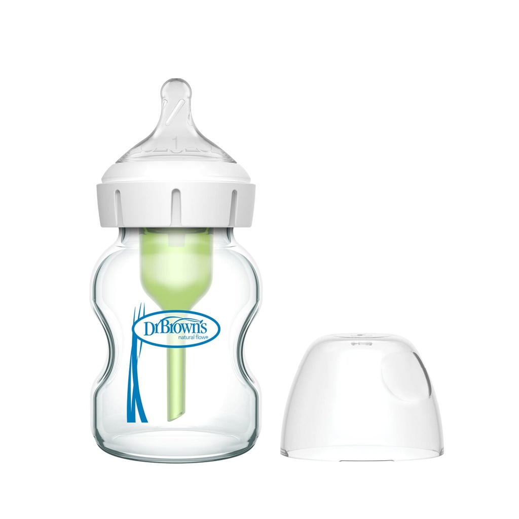 Dr.Brown's | Breedhalsfles Anti-colic Options+ Glas 150ml