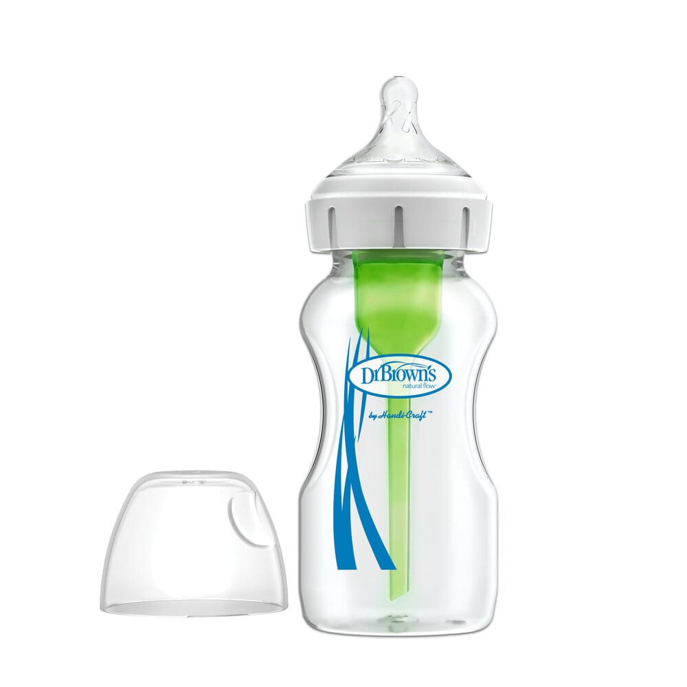 Dr.Brown's | Breedhalsfles Anti-colic Options+ Glas 270ml