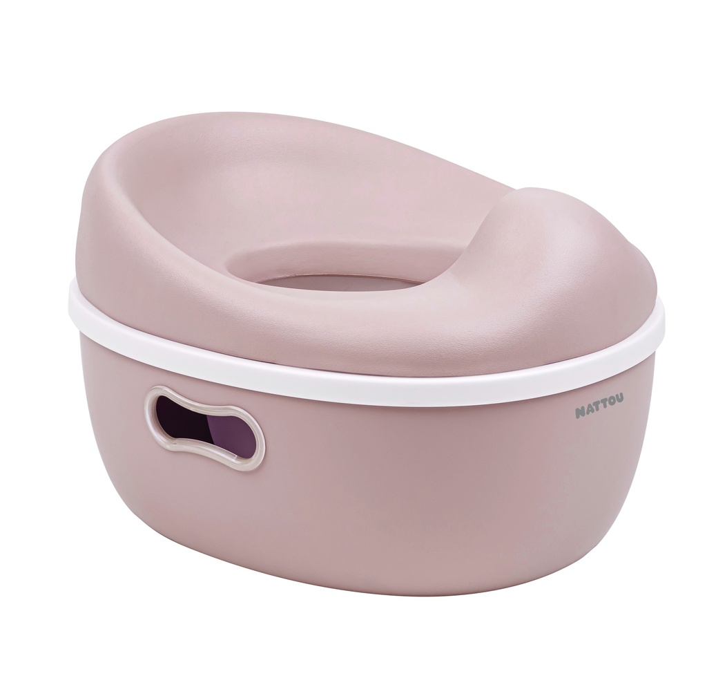 Nattou | Wc-potje Potty 3in1 Wc-potje/Wc-verkleiner/Opstapje Oudroze 