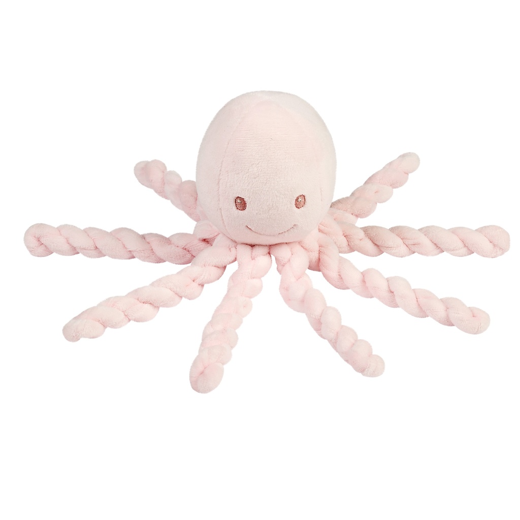 Nattou | Pluche Knuffel Lapidou Octopus Oudroze