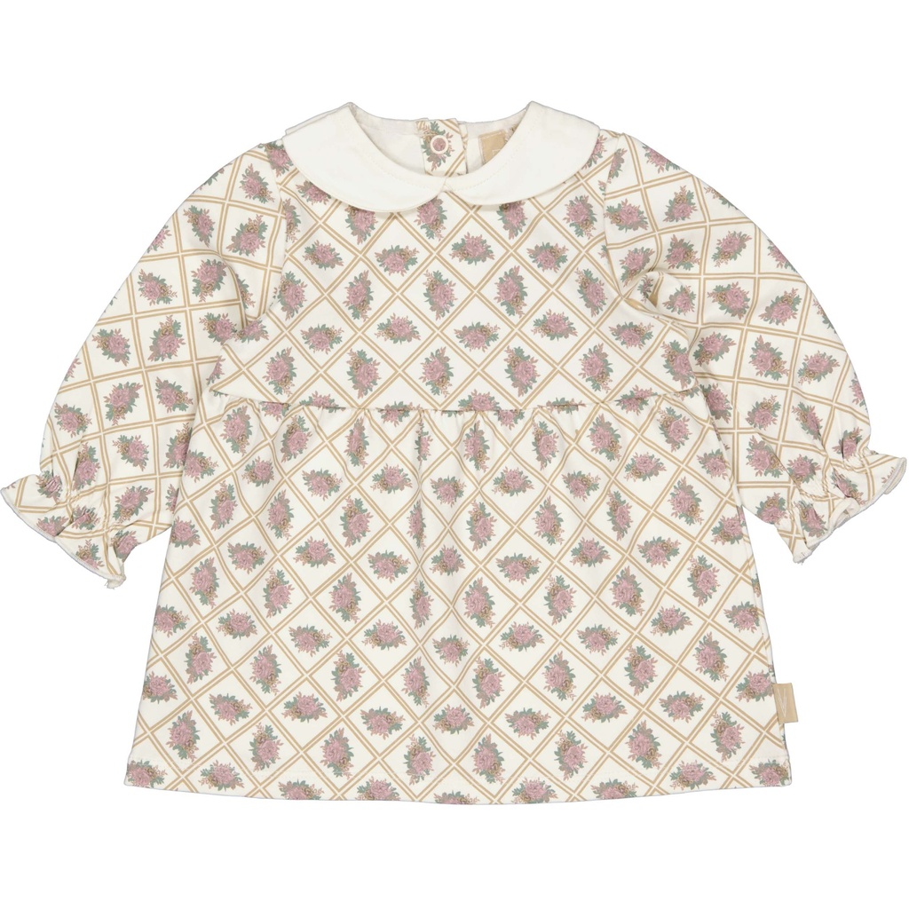 A Tiny Story | Jurk Girls Naim AOP White Flower 