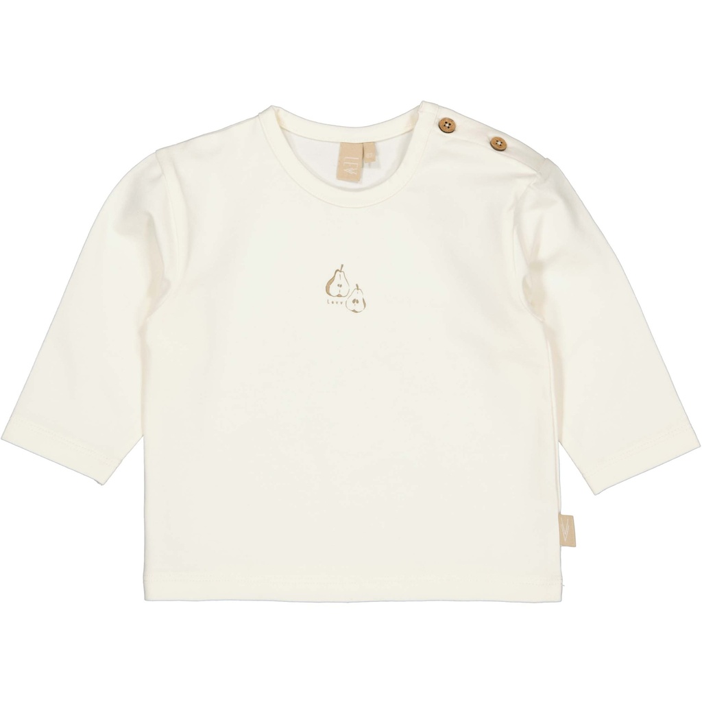 Levv | T-shirt Girls Nando Longsleeve White Cream