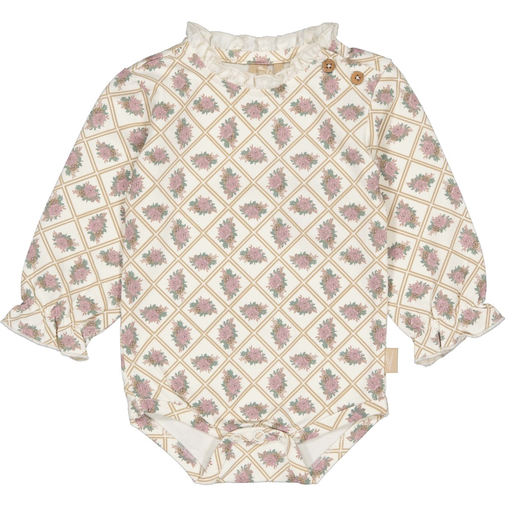 Levv | Body Girls Nina Longsleeve White Flower