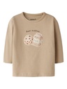 Name It | T-shirt Uni Lookies Longsleeve Sesame