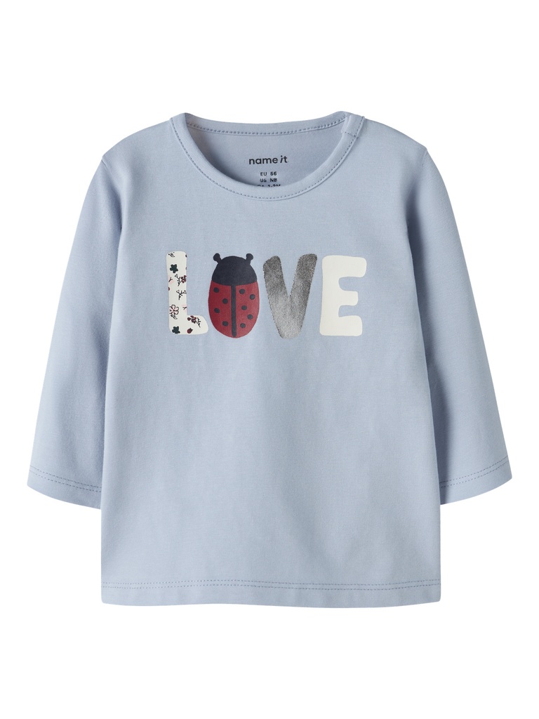 Name It | T-shirt Girls Karrie Longsleeve Subdued Blue