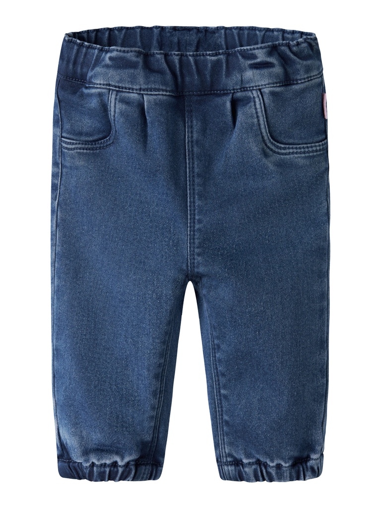 Name It | Broek Girls Rose Denim Fleece Dark Blue