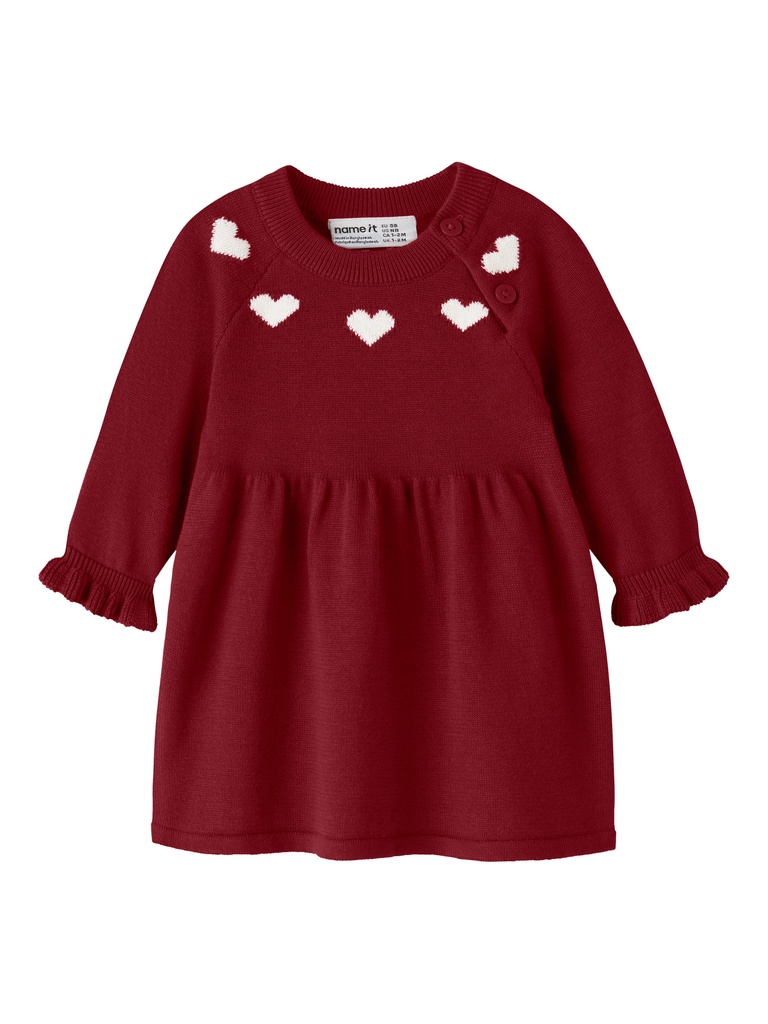 Name It | Jurk Girls Risse Red Dahlia
