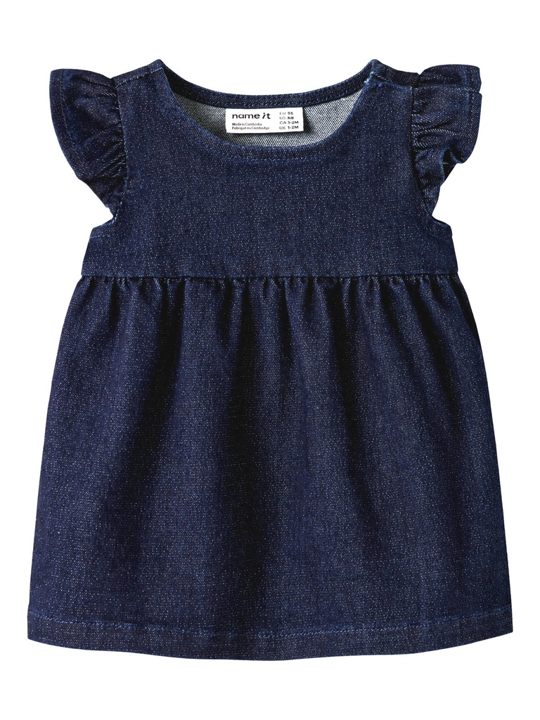 Name It | Jurk Girls Ember Denim Dark Blue
