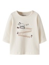 Name It | T-shirt Boys Kopla Longsleeve Antique White