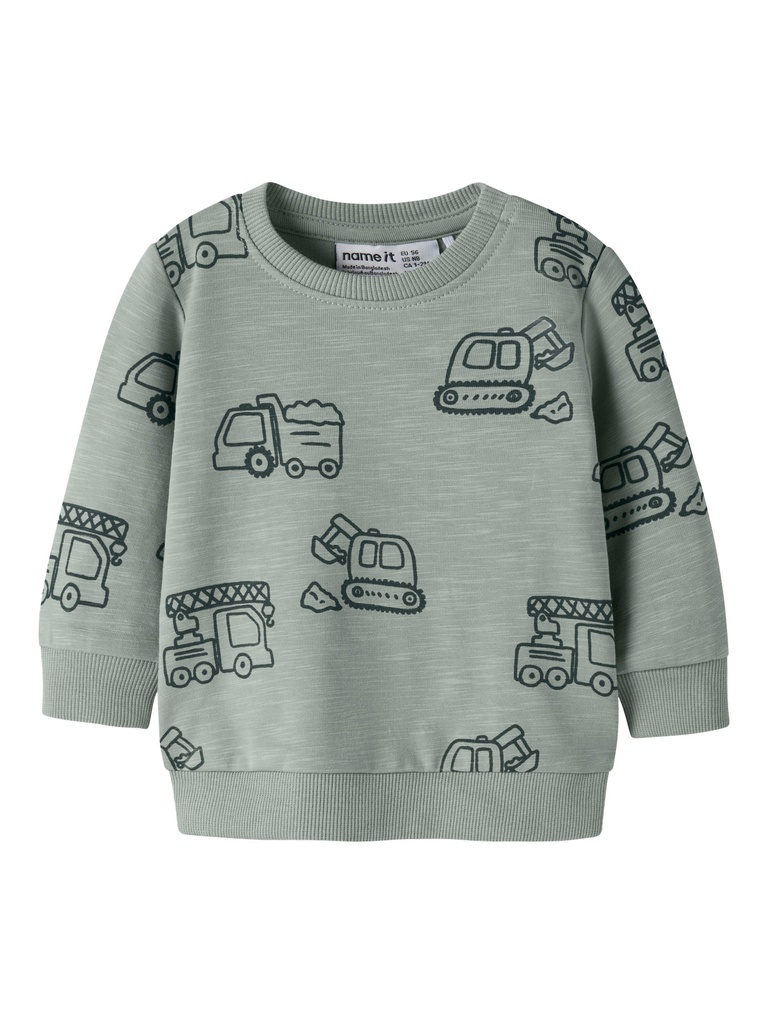Name It | Sweater Boys Komma Green Milieu