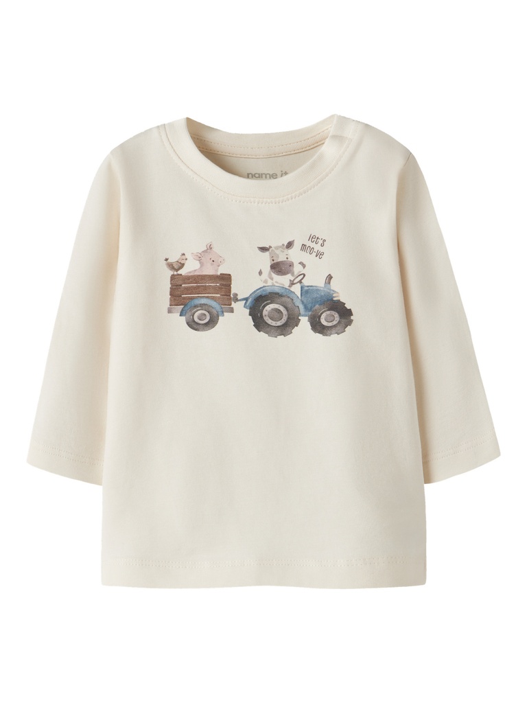 Name It | T-shirt Boys Laurids Longsleeve Antique White