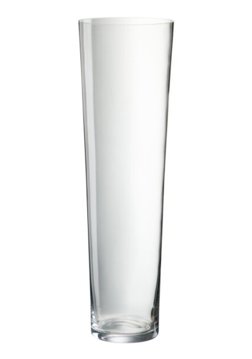 J-Line | Vaas Glas Transparant Ø18x60cm