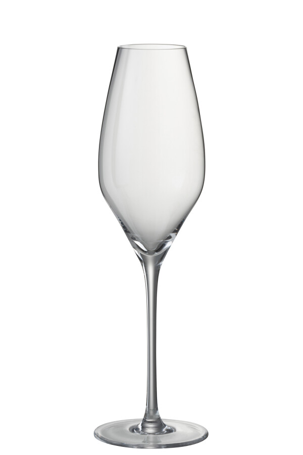 J-Line | Glas Champagne Leti Glas Transparant Ø7x26cm