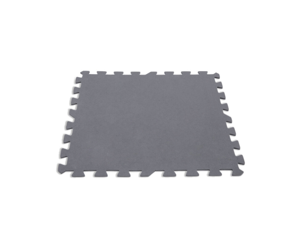 Intex | Zwembadzeil Grondzeil Puzzelmodel Vierkant Polyethyleen Grijs 50x50cm 8-pack