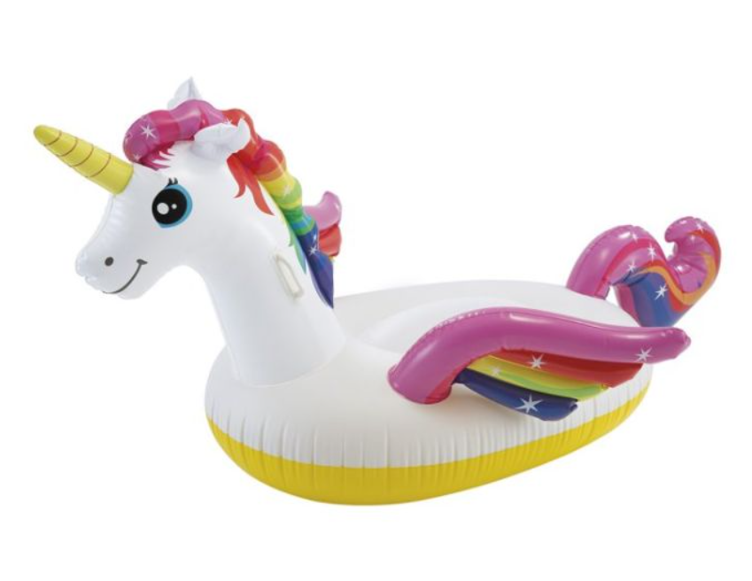 Intex | Zwemspeelgoed Unicorn Ride-On 201x14x97cm