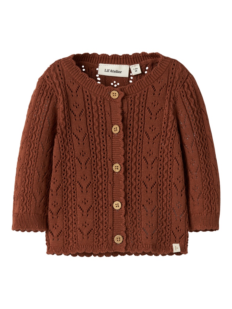 Lil'Atelier | Vest Girls Kajsa Maple Syrup