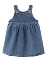 Lil'Atelier | Jurk Girls Obello Denim Dark Blue