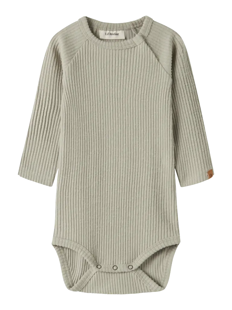 Lil'Atelier | Body Boys Rajo Longsleeve Moss Gray