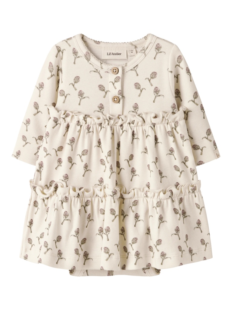 Lil'Atelier | Jurk Girls Gayo Turtledove