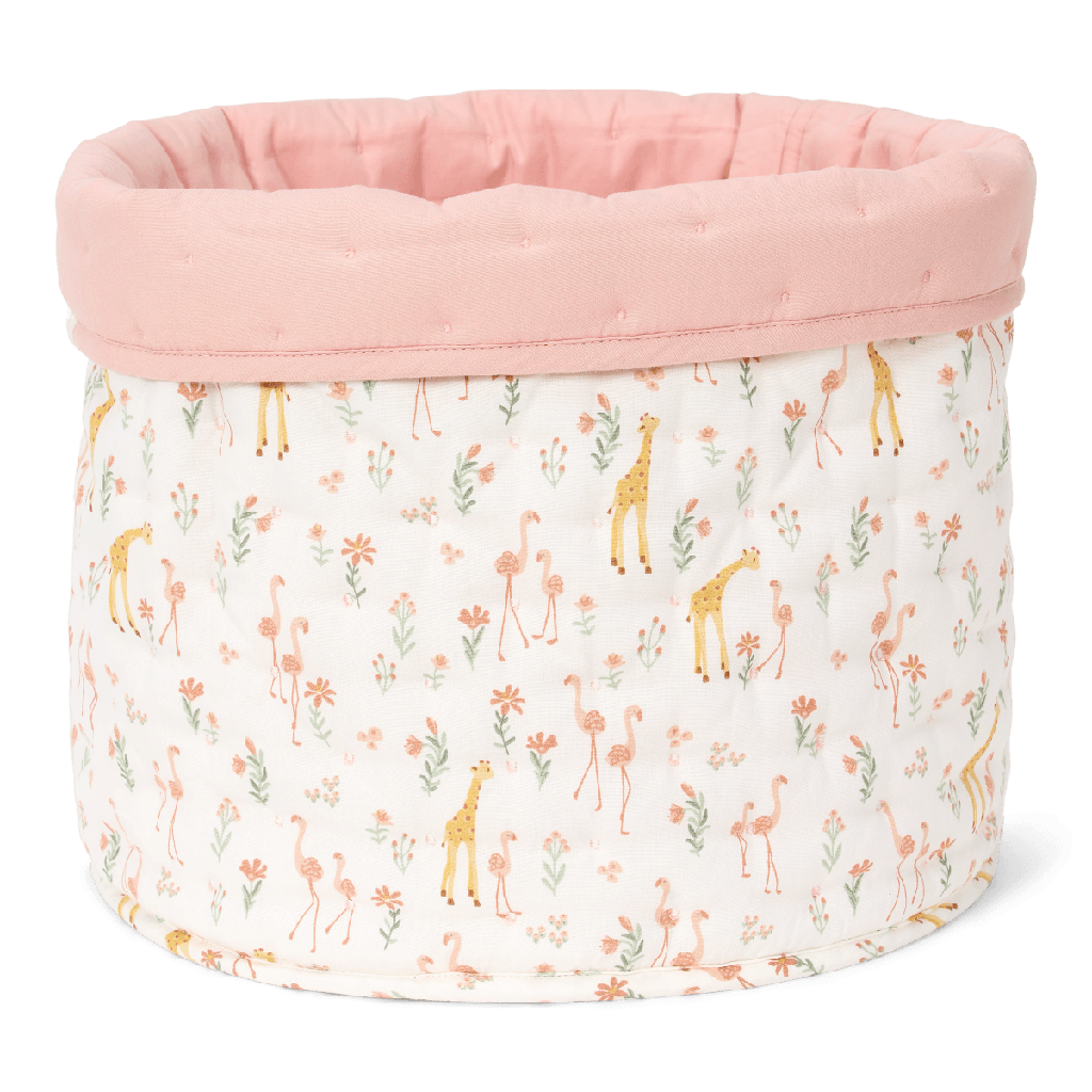 Little Dutch | Verzorgingsmand Safari Friends Blooming Safari Medium Roze 