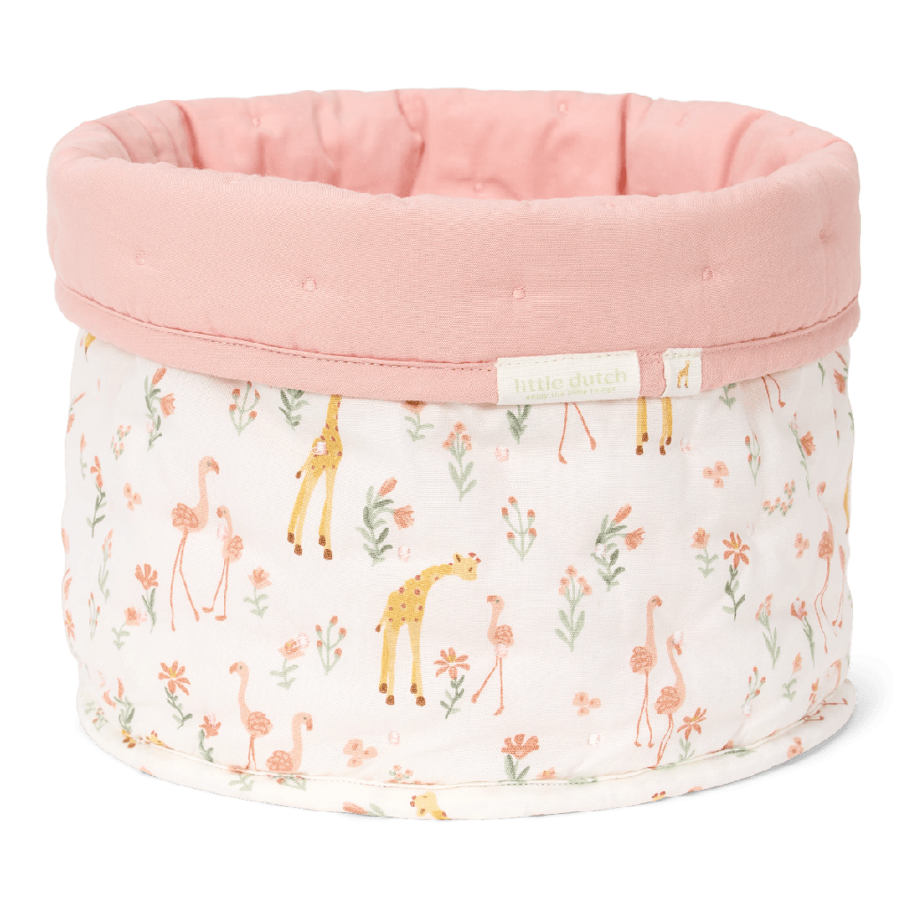 Little Dutch | Verzorgingsmand Safari Friends Blooming Safari Klein Roze