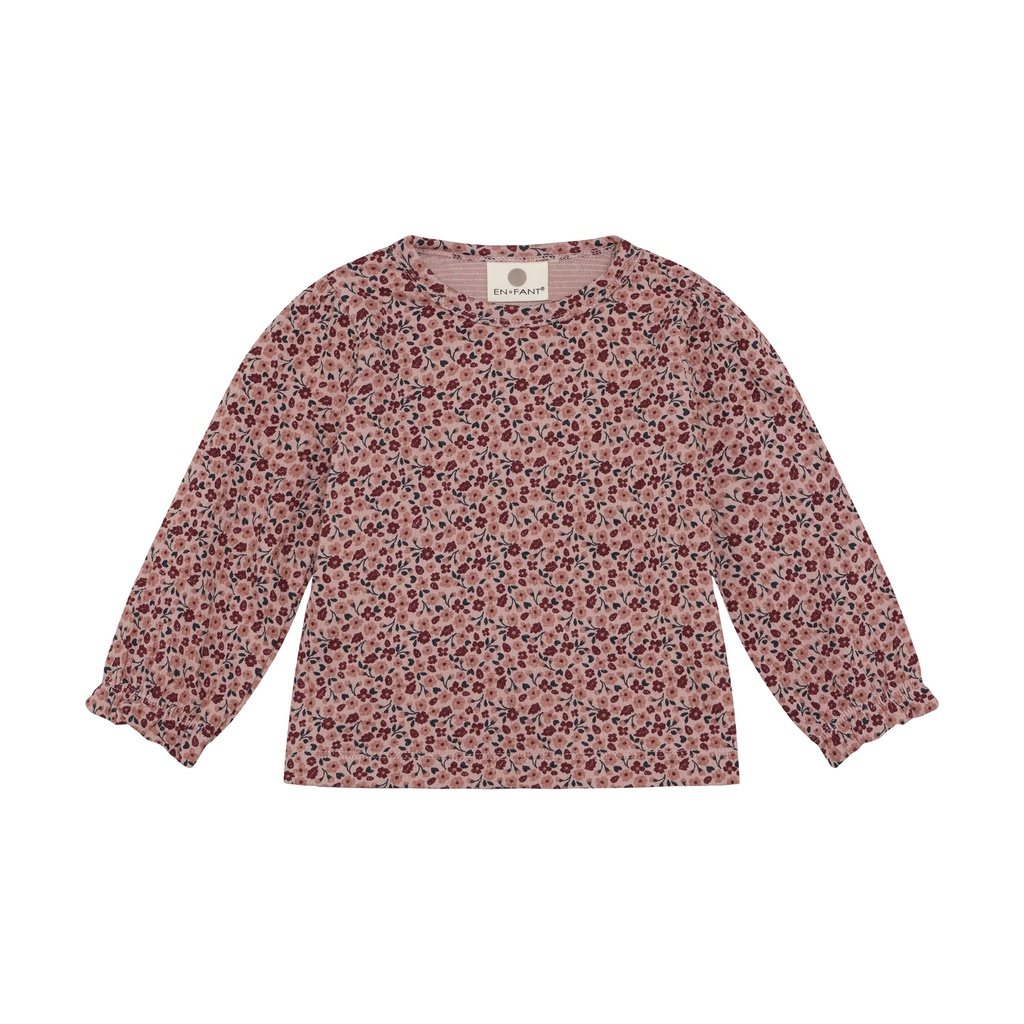 En Fant | T-shirt Girls Longsleeve Adobe Rose 
