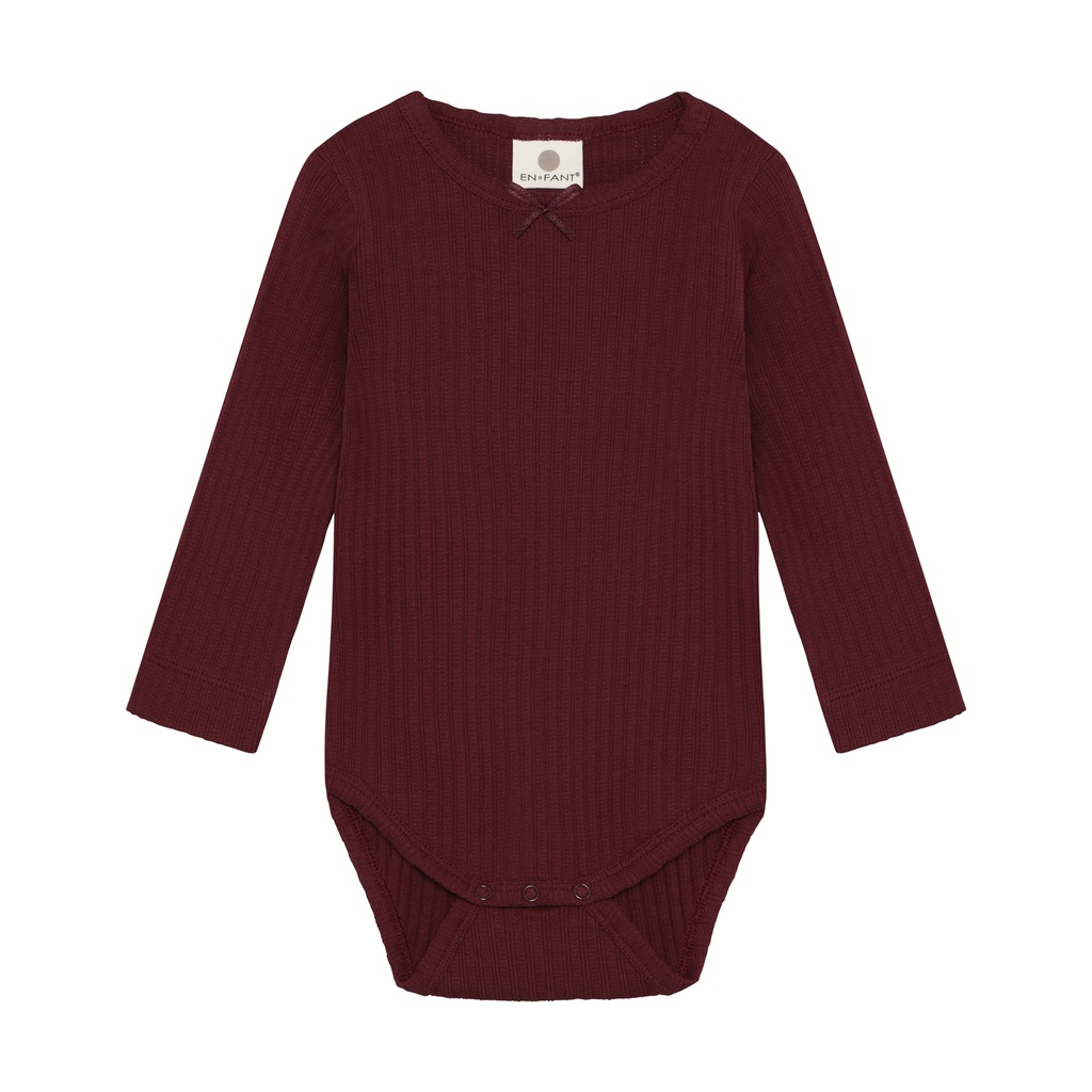 En Fant | Body Girls Longsleeve Burgundy