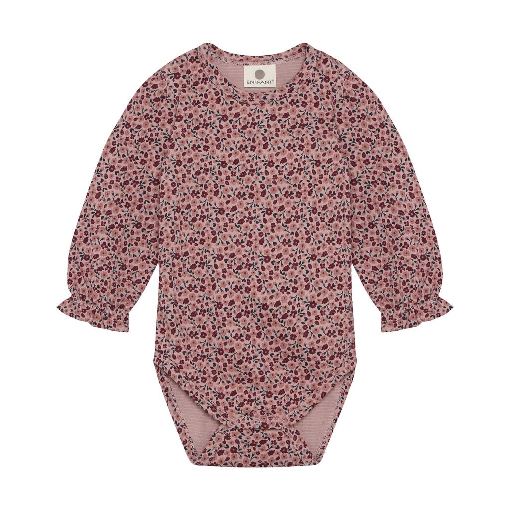 En Fant | Body Girls Longsleeve Adobe Rose