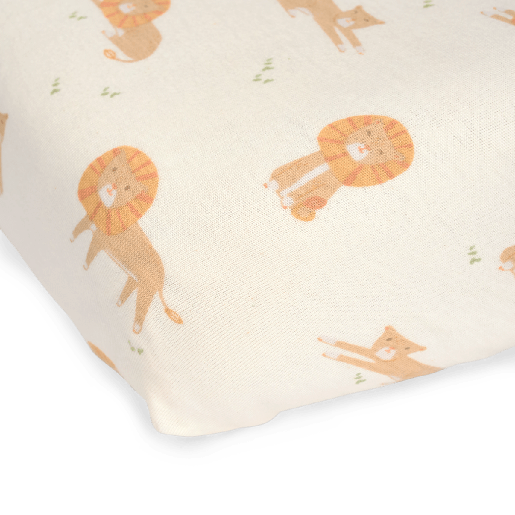 Little Dutch | Hoeslaken Wieg Safari Friends Safari Leo 40x80cm