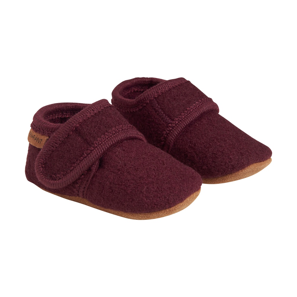 En Fant | Schoenen Baby Wool Slippers Winetasting