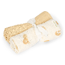 Little Dutch | Tetra Doek Safari Friends Safari Leo Swaddle  Geel 70x70cm 2-pack  