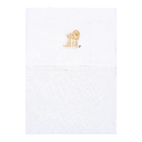Little Dutch | Laken Wieg Safari Friends Leeuw Wit 70x100cm