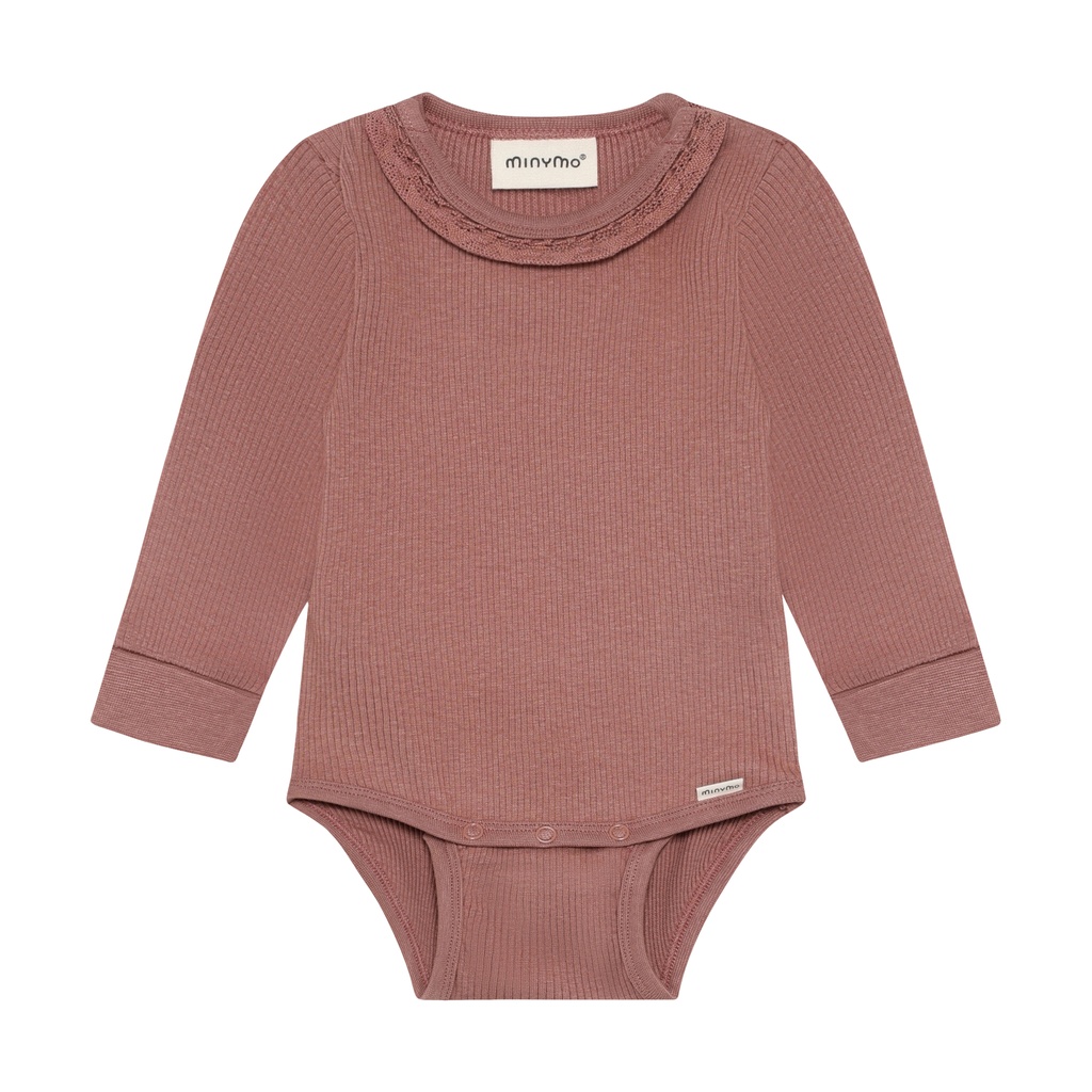 Minymo | Body Girls Longsleeve Burlwood