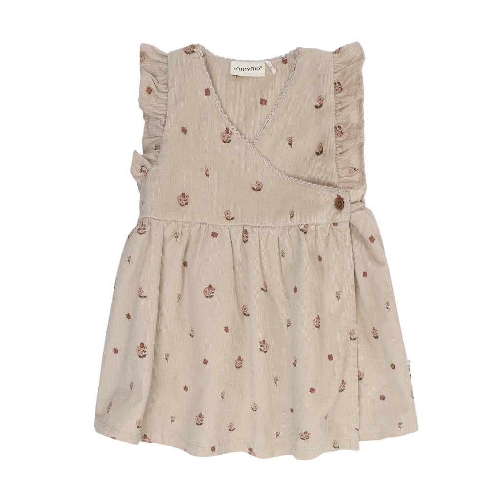 Minymo | Jurk Girls Feather Grey
