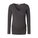 Noppies Maternity | T-shirt Longsleeve Nursing Forged Iron