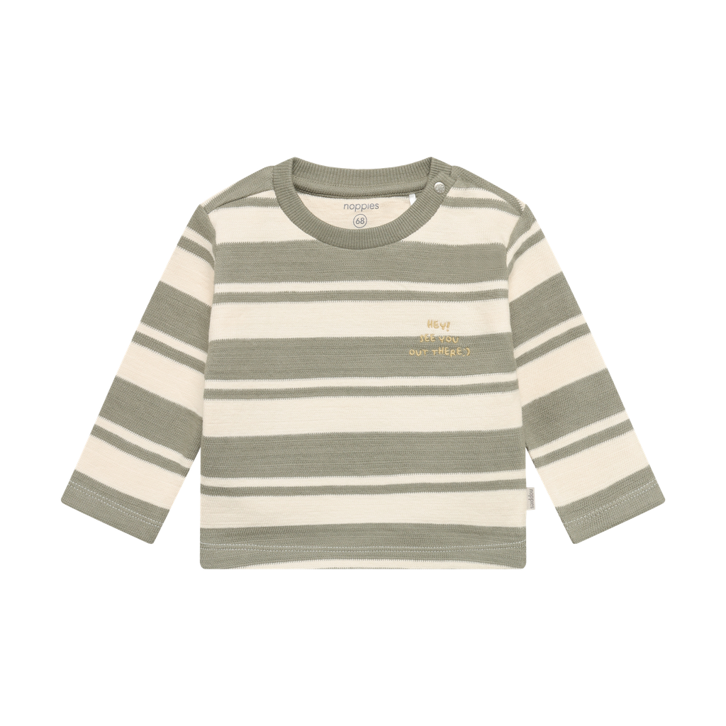 Noppies | T-shirt Boys Longsleeve Stripes Vetiver