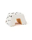 Kid's Concept | Krukje Pippi Zwart/Wit/Oranje 53x38x31