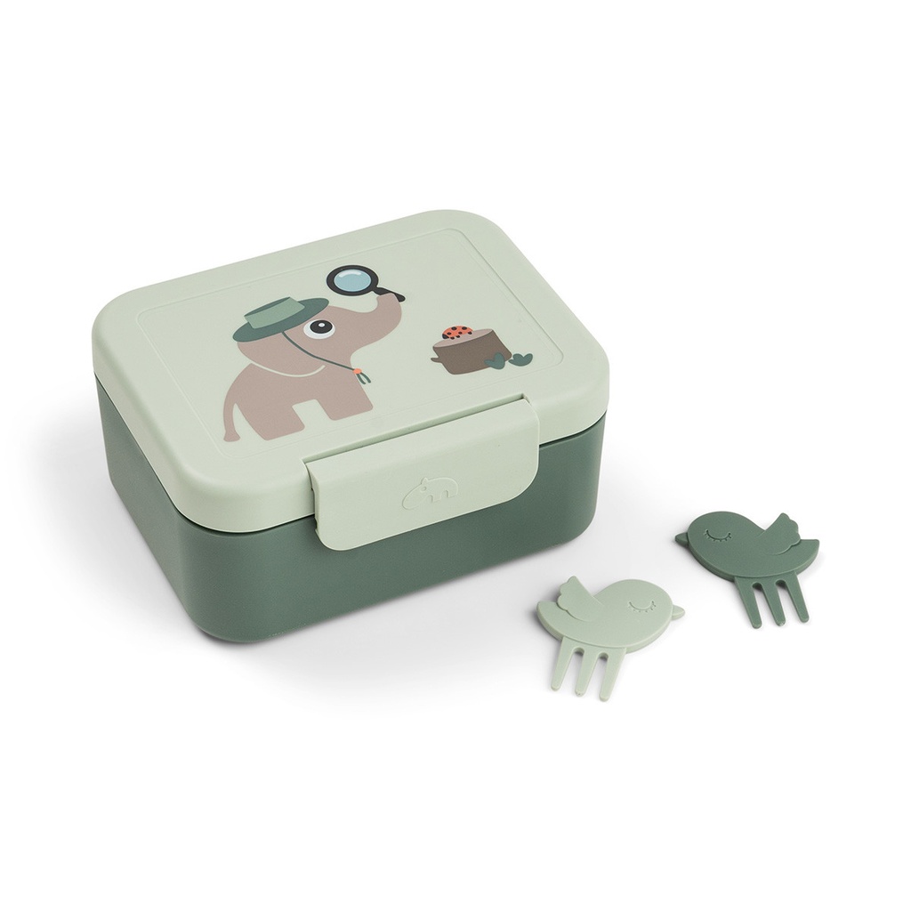 Done by Deer | Bewaarpotje Snack Box Tiny Farm Green