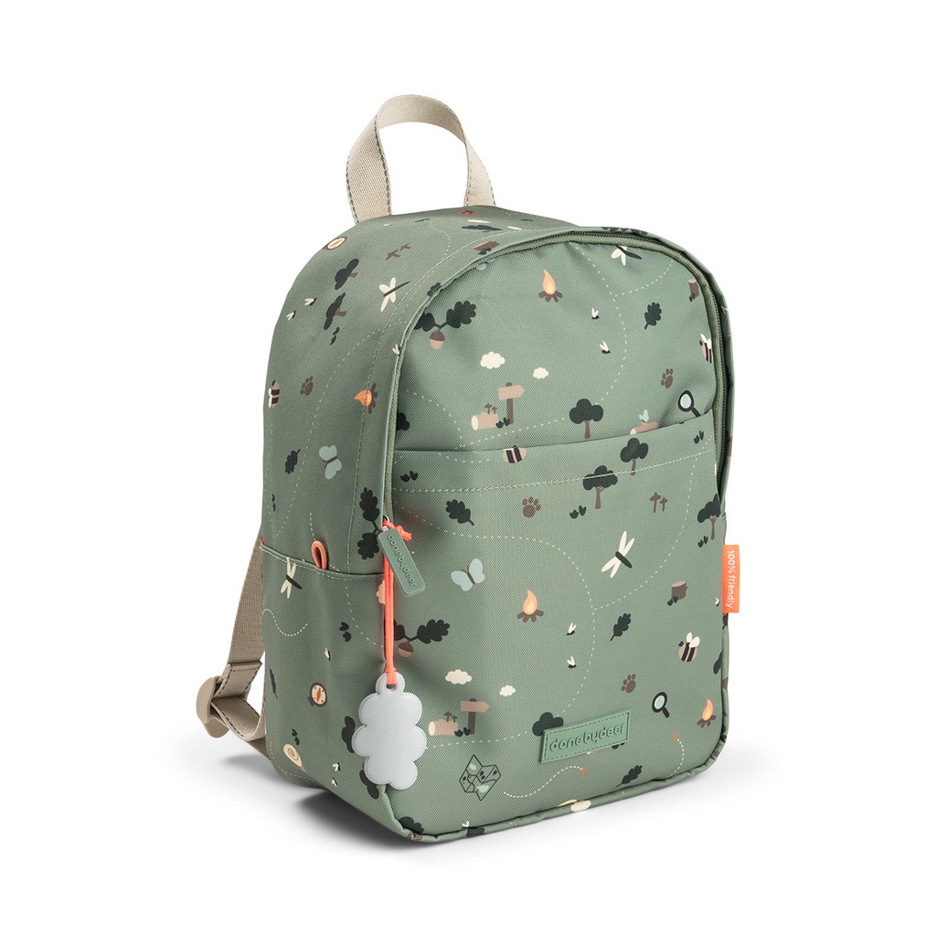 Done by Deer | Rugzak Tiny Trails Groen 20x16x32cm
