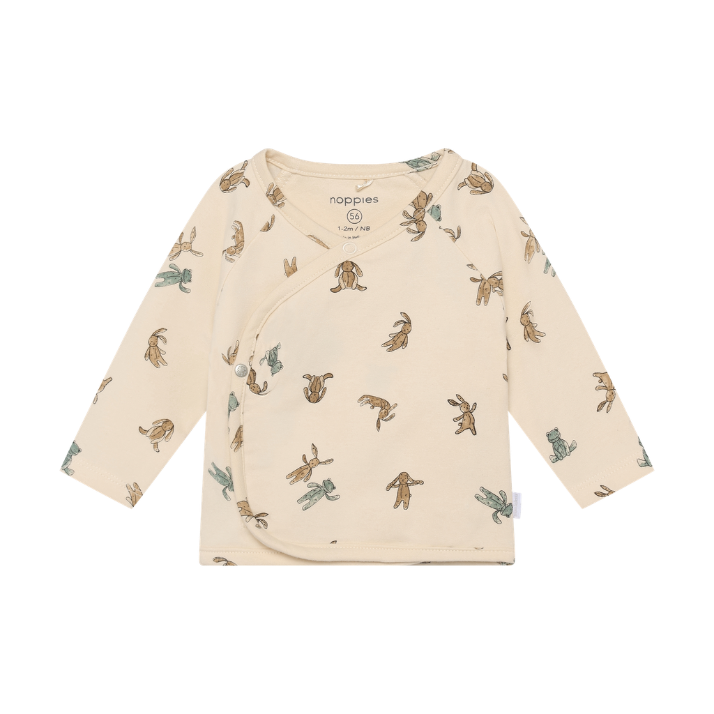 Noppies | T-shirt Boys Overslag Longsleeve Buttercream