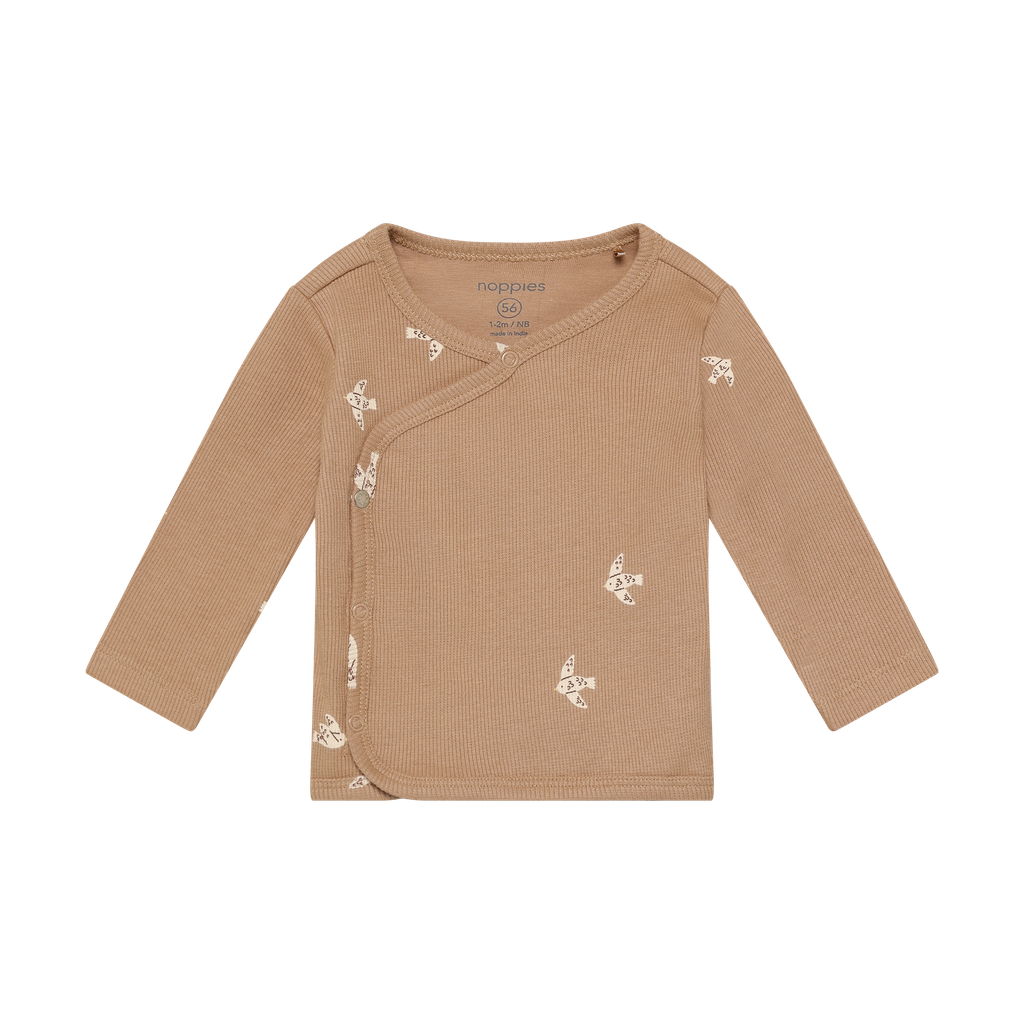 Noppies | T-shirt Uni Overslag Longsleeve Brush