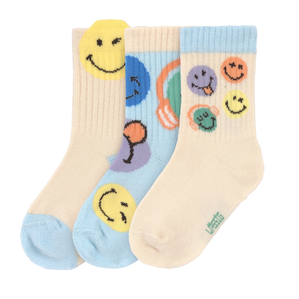 Laessig | Kousen SmileyWorld® Blue 3-pack