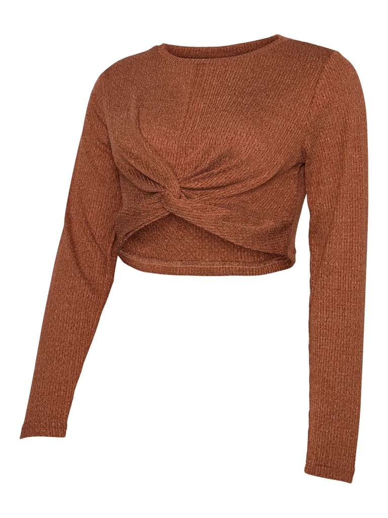Mamalicious | T-shirt Meloni Longsleeve Burnt Henna