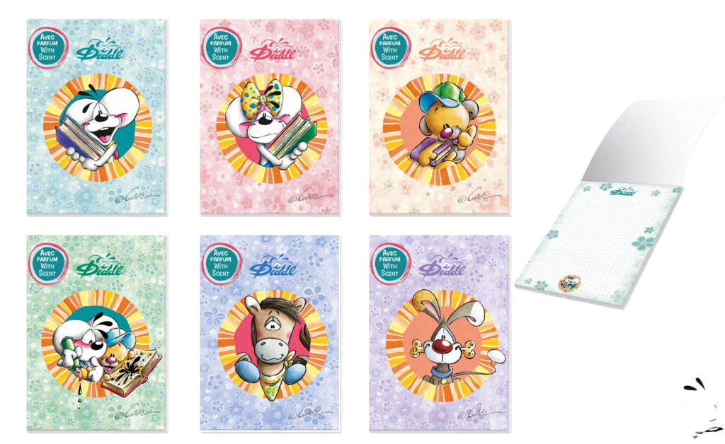 Diddl | Notitieboek Geparfumeerd A6 Assortiment