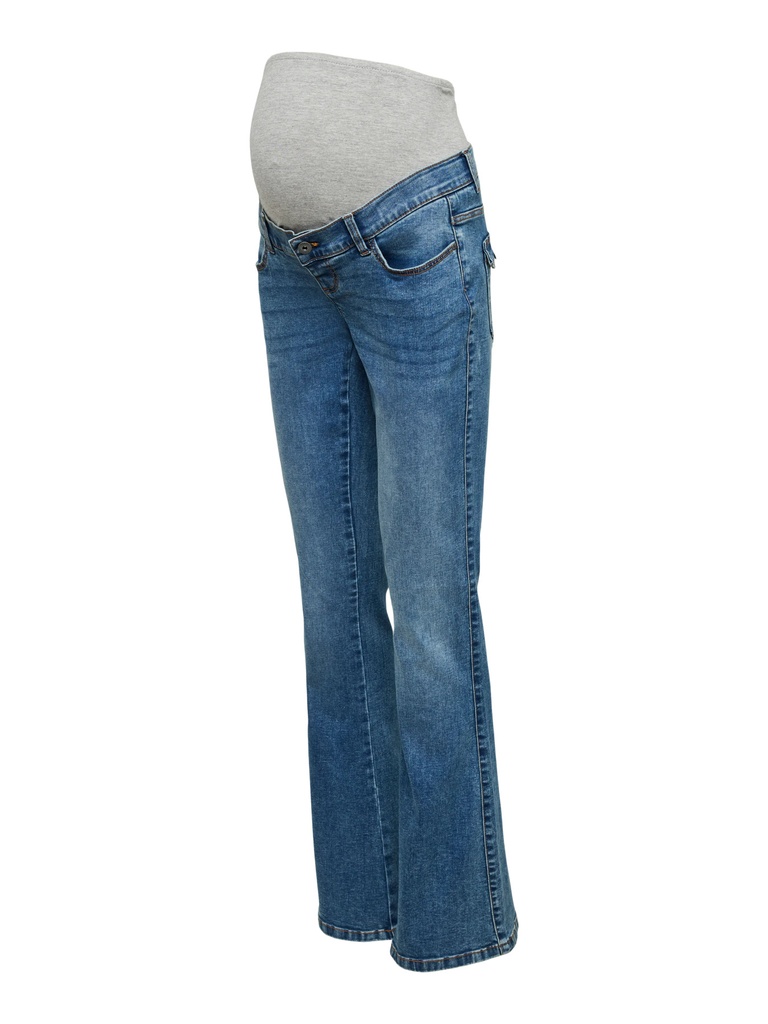 Mamalicious | Broek Kairo Flared Medium Blue
