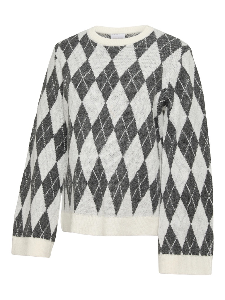 Mamalicious | Pull Argyle Grey